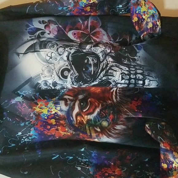 SBC Limited Edition Lion Skull Abstract Hoodie - Picture 4 of 11